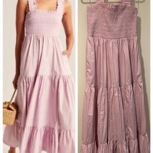 Abercrombie & Fitch Smocked Maxi Dress